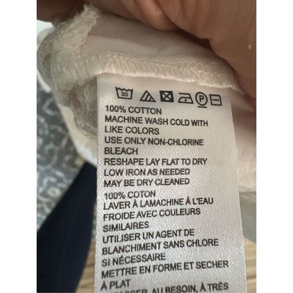 White Fit and Flare Midi Dress Urban Outfitters Eyelet Mesh Casual - Picture 5 of 10